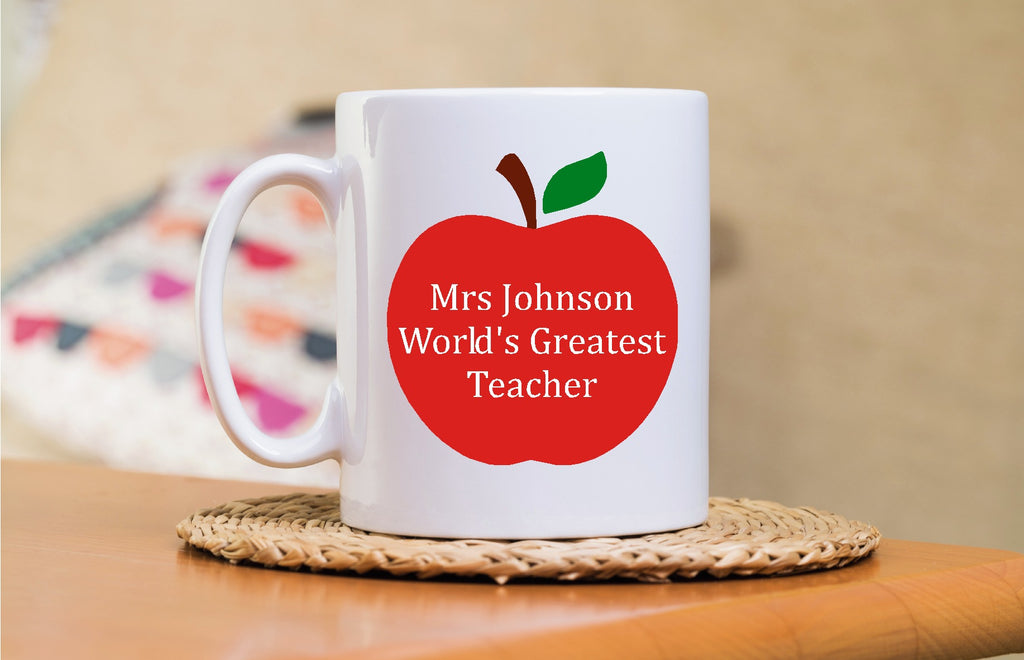 teachers mug - apple