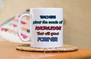 Teachers plant the seed of knowledge