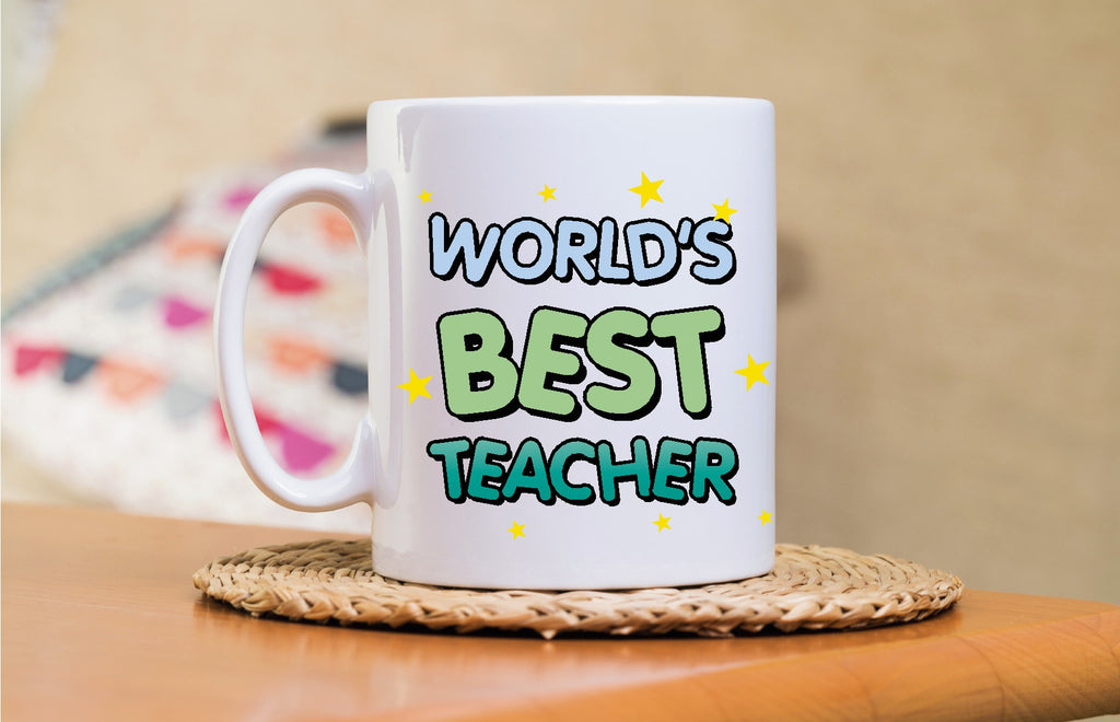 World's best teacher - blue, green
